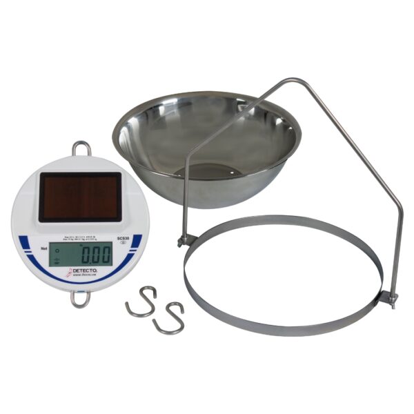 Solar Powered Hanging Scale what comes with the scale