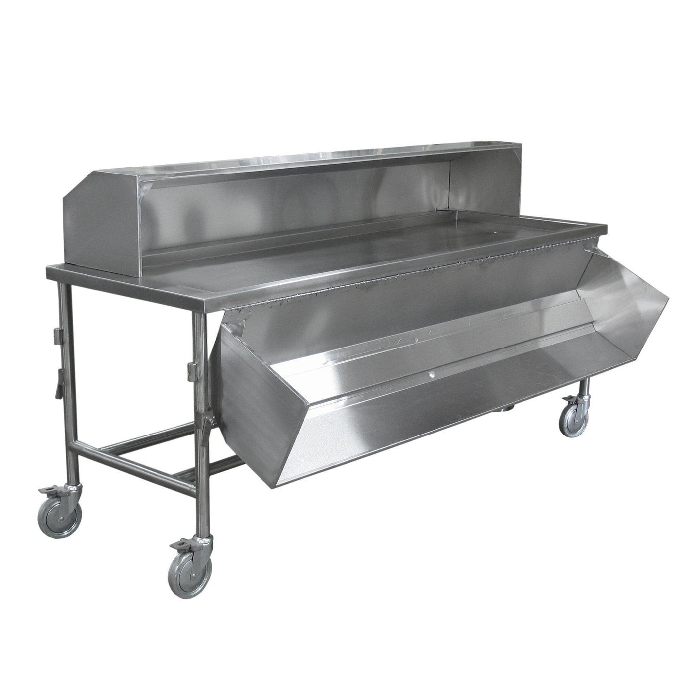 Dissection Table with Hood-Anatomy Dissection Tables-Mortech Manufacturing Company Inc. Quality Stainless Steel Autopsy, Morgue, Funeral Home, Necropsy, Veterinary / Anatomy, Dissection Equipment and Accessories