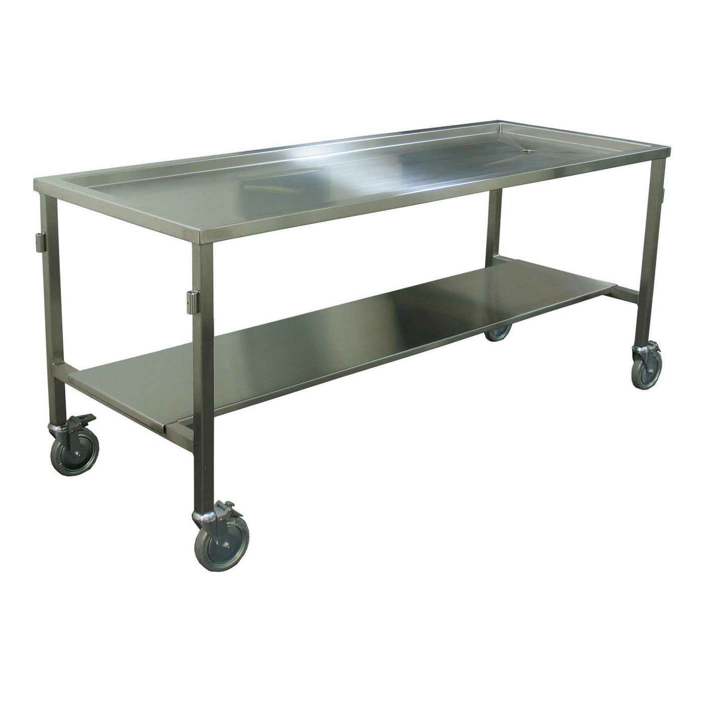 Standard Dissection Table-Anatomy Dissection Tables-Mortech Manufacturing Company Inc. Quality Stainless Steel Autopsy, Morgue, Funeral Home, Necropsy, Veterinary / Anatomy, Dissection Equipment and Accessories