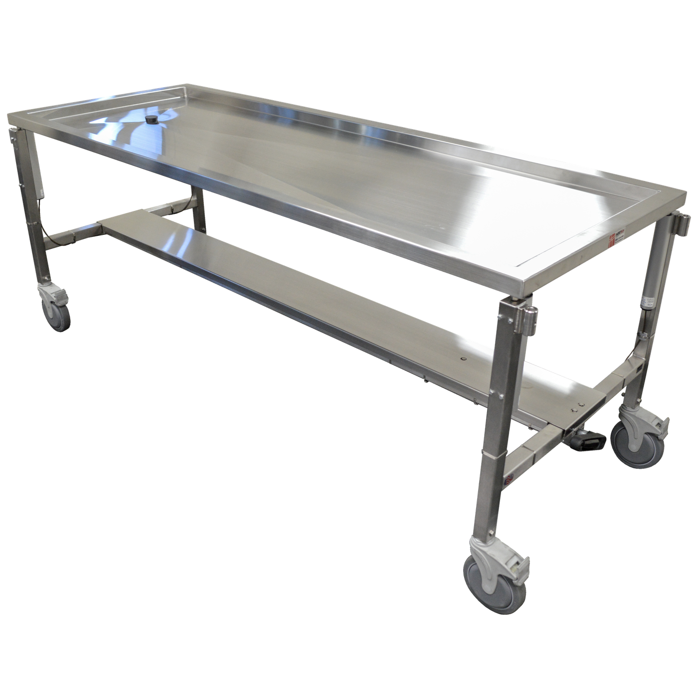 ADA Compliant Dissection Table with Hydraulic Height Adjustment-Anatomy Dissection Tables-Mortech Manufacturing Company Inc. Quality Stainless Steel Autopsy, Morgue, Funeral Home, Necropsy, Veterinary / Anatomy, Dissection Equipment and Accessories