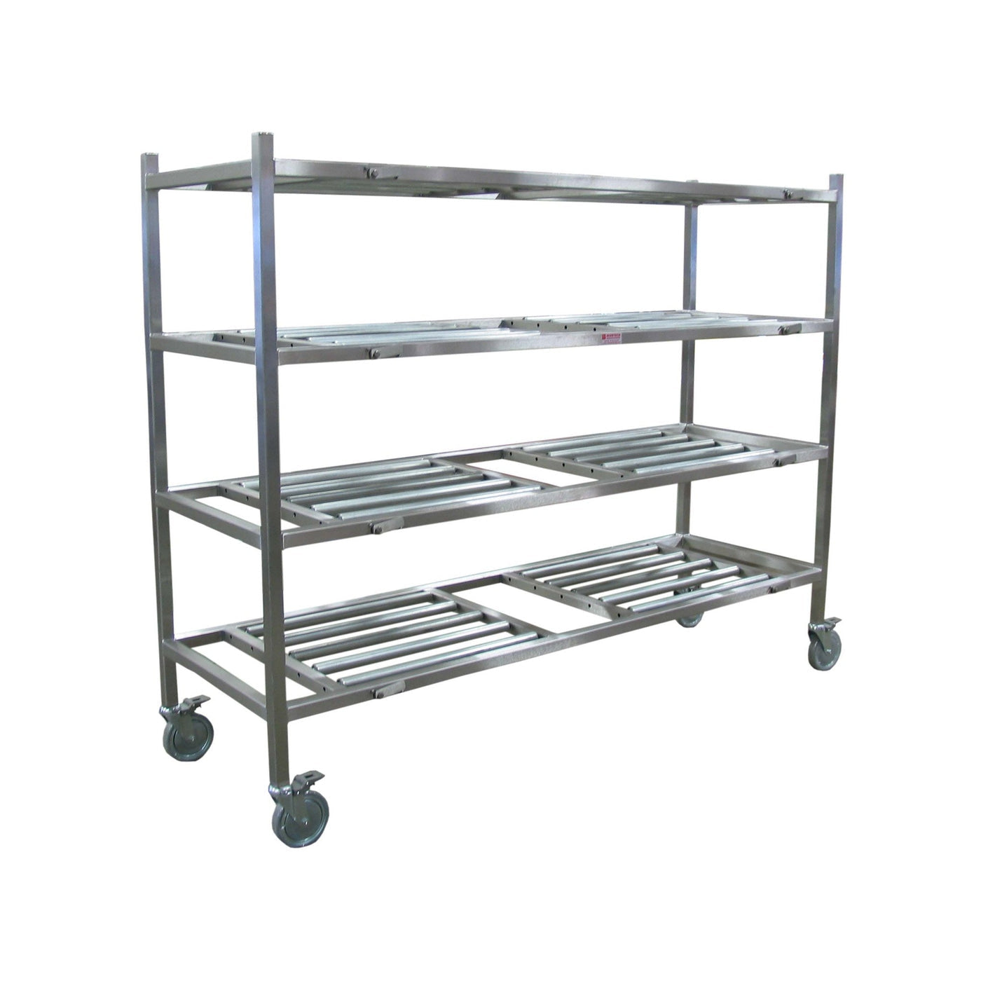 Portable Cremation Storage Rack with Full Rollers-Cadaver Handling & Storage Systems-Mortech Manufacturing Company Inc. Quality Stainless Steel Autopsy, Morgue, Funeral Home, Necropsy, Veterinary / Anatomy, Dissection Equipment and Accessories