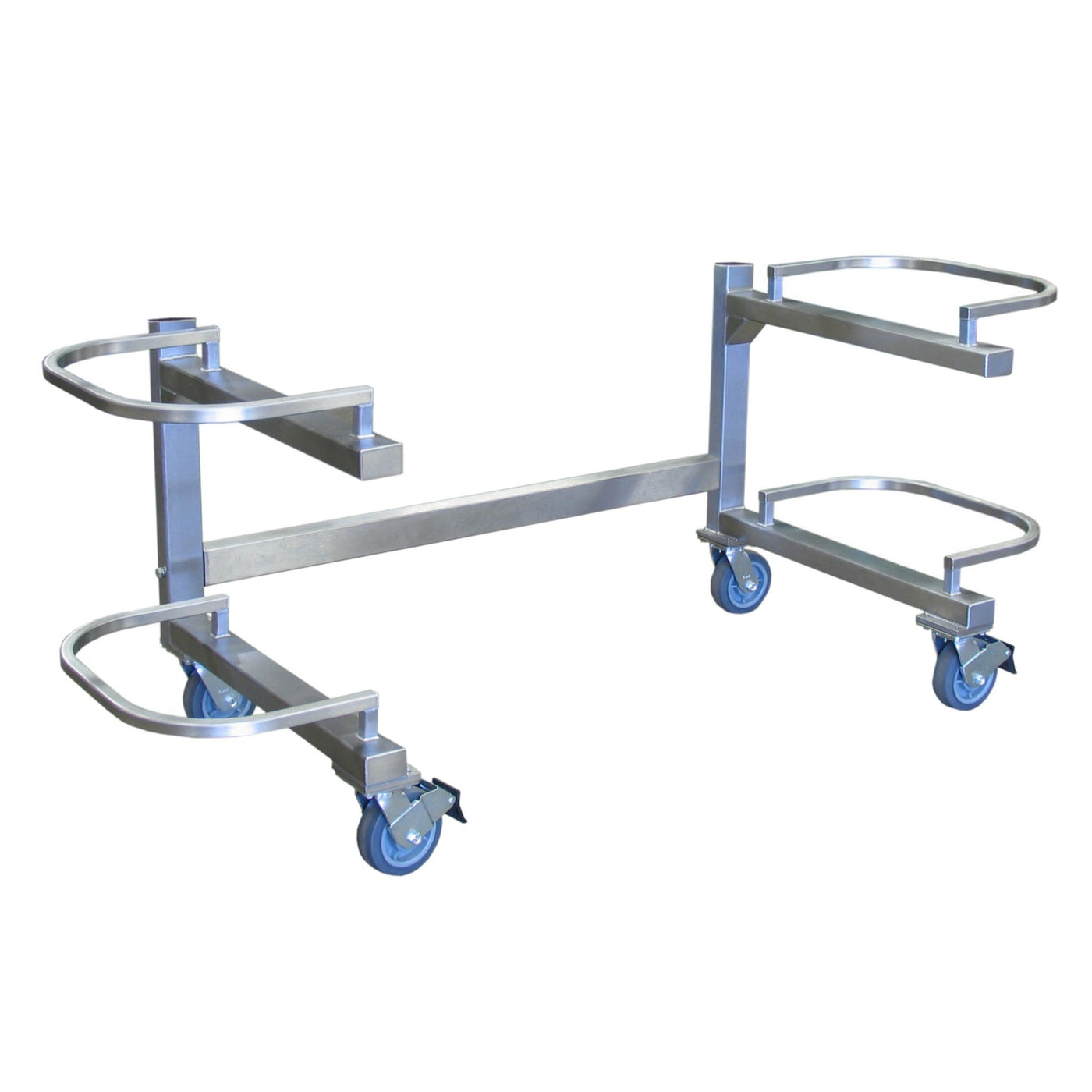 Two Tier Storage Carrier (7020-03)-Cadaver Handling & Storage Systems-Mortech Manufacturing Company Inc. Quality Stainless Steel Autopsy, Morgue, Funeral Home, Necropsy, Veterinary / Anatomy, Dissection Equipment and Accessories