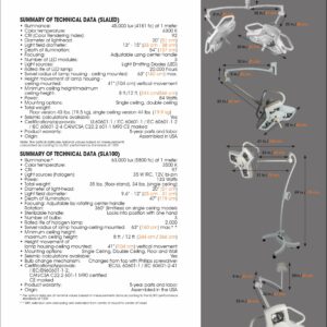 LED Surgical Light - SLALED-Laboratory Accessory-Mortech Manufacturing Company Inc. Quality Stainless Steel Autopsy, Morgue, Funeral Home, Necropsy, Veterinary / Anatomy, Dissection Equipment and Accessories