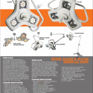 LED Surgical Light - SLALED-Laboratory Accessory-Mortech Manufacturing Company Inc. Quality Stainless Steel Autopsy, Morgue, Funeral Home, Necropsy, Veterinary / Anatomy, Dissection Equipment and Accessories