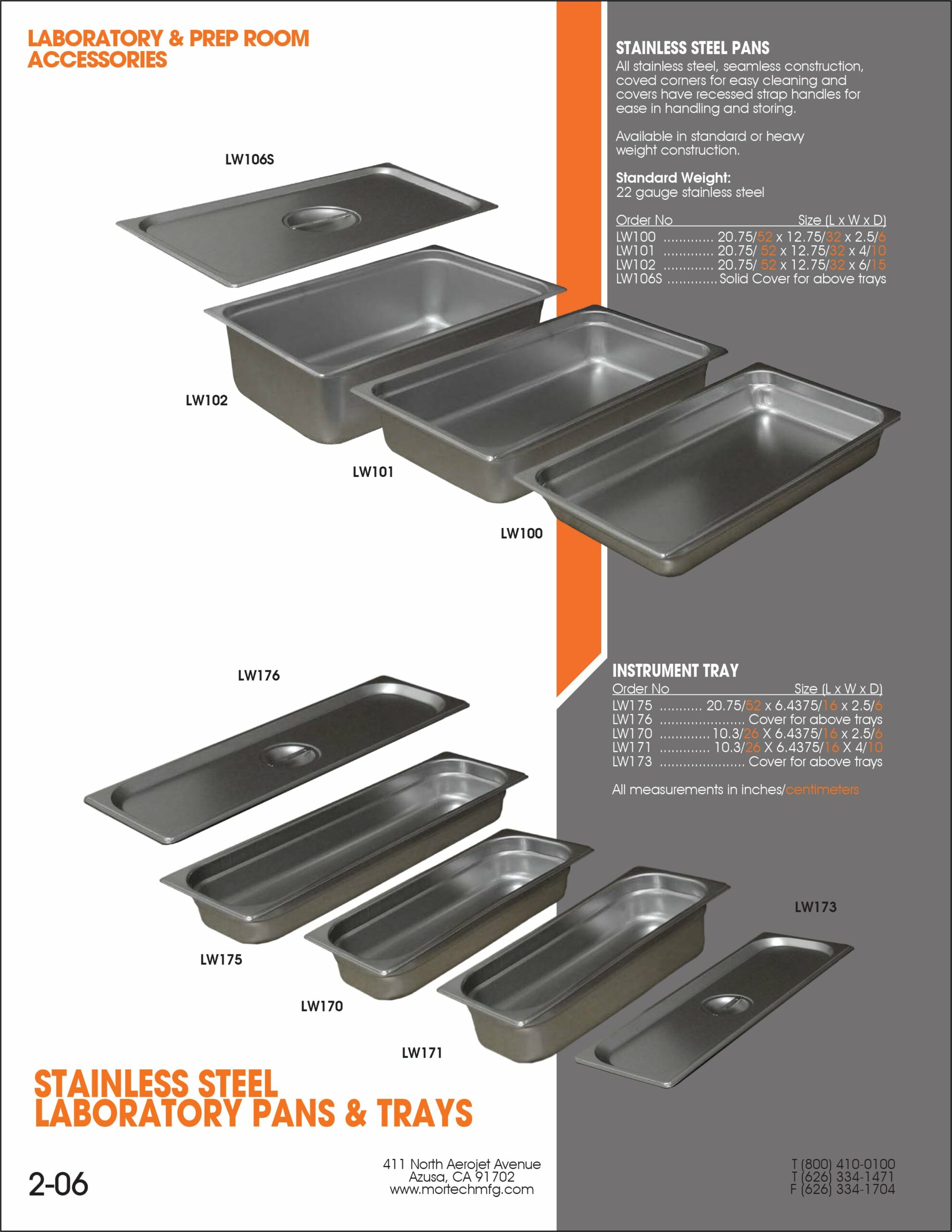 Heavy Duty Aluminum Pans  Myers Laboratory Equipment