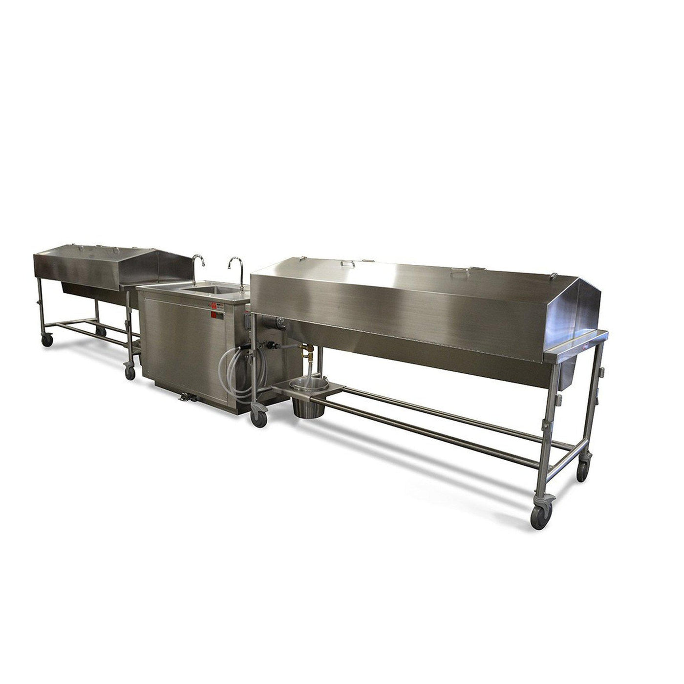 Dissecting Table Docking Station-Anatomy Dissection Tables-Mortech Manufacturing Company Inc. Quality Stainless Steel Autopsy, Morgue, Funeral Home, Necropsy, Veterinary / Anatomy, Dissection Equipment and Accessories