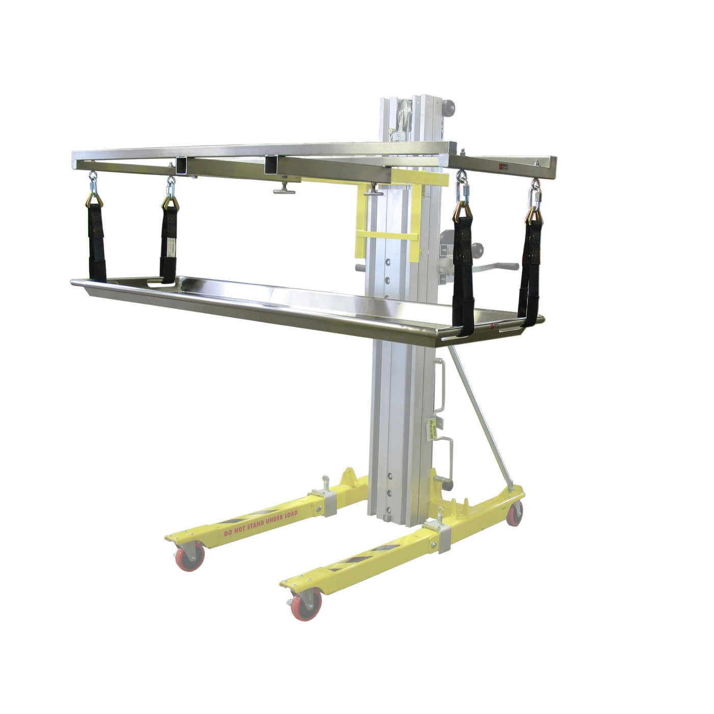 Strap Lift Assembly-Cadaver Handling & Storage Systems-Mortech Manufacturing Company Inc. Quality Stainless Steel Autopsy, Morgue, Funeral Home, Necropsy, Veterinary / Anatomy, Dissection Equipment and Accessories