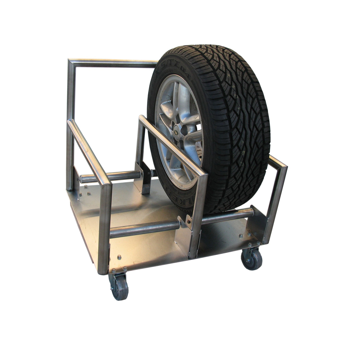 Tire Stand-Laboratory Accessory-Mortech Manufacturing Company Inc. Quality Stainless Steel Autopsy, Morgue, Funeral Home, Necropsy, Veterinary / Anatomy, Dissection Equipment and Accessories