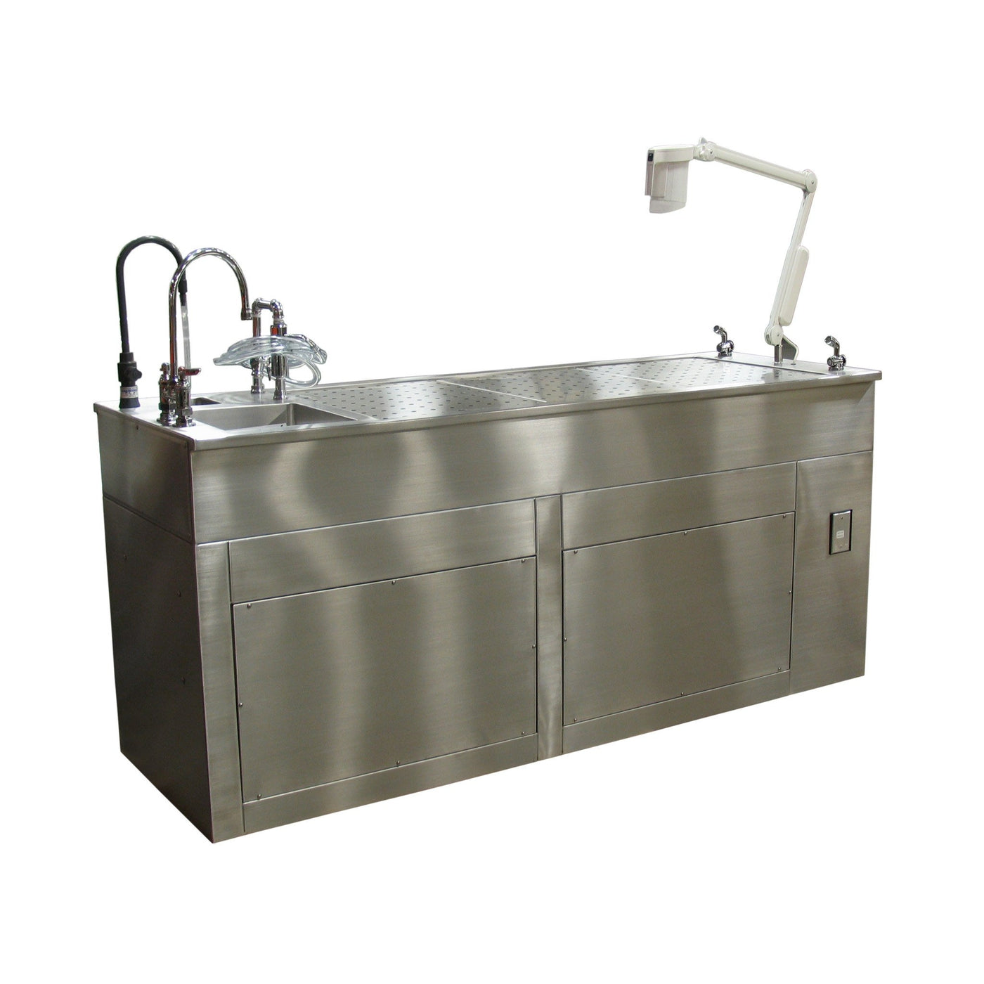 Custom Workstation-Anatomy Dissection Tables-Mortech Manufacturing Company Inc. Quality Stainless Steel Autopsy, Morgue, Funeral Home, Necropsy, Veterinary / Anatomy, Dissection Equipment and Accessories