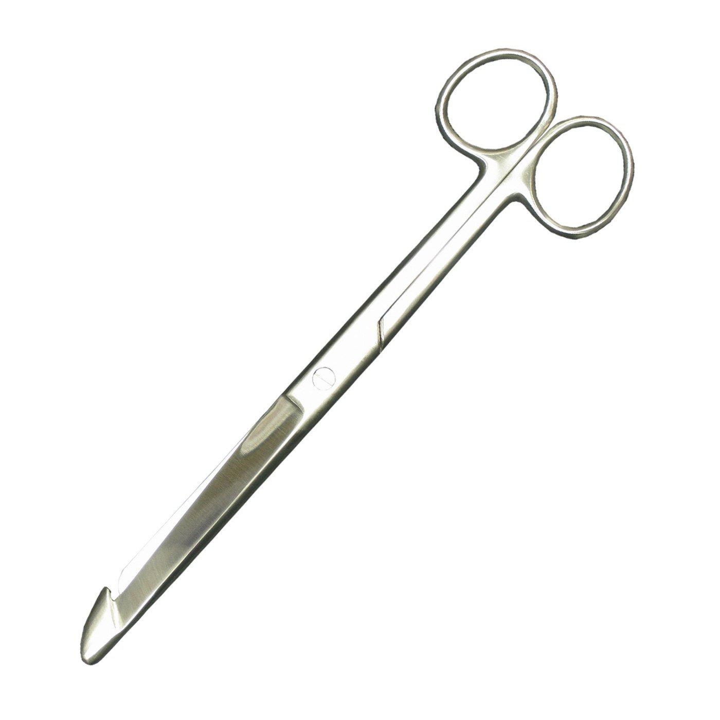 Enterotomy Scissors with Hook-Dissecting Instruments-Mortech Manufacturing Company Inc. Quality Stainless Steel Autopsy, Morgue, Funeral Home, Necropsy, Veterinary / Anatomy, Dissection Equipment and Accessories