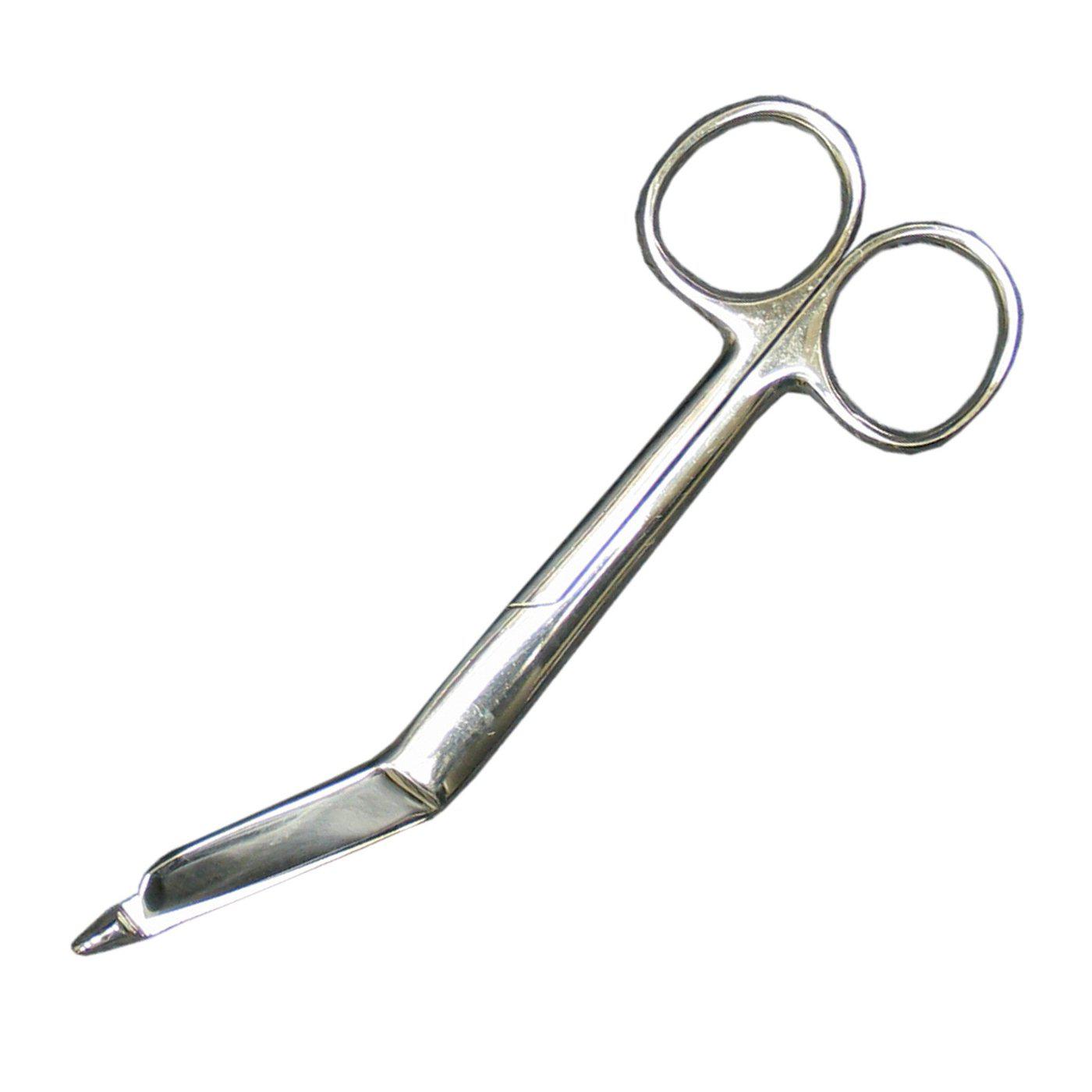 Lister Bandage Scissors-Dissecting Instruments-Mortech Manufacturing Company Inc. Quality Stainless Steel Autopsy, Morgue, Funeral Home, Necropsy, Veterinary / Anatomy, Dissection Equipment and Accessories