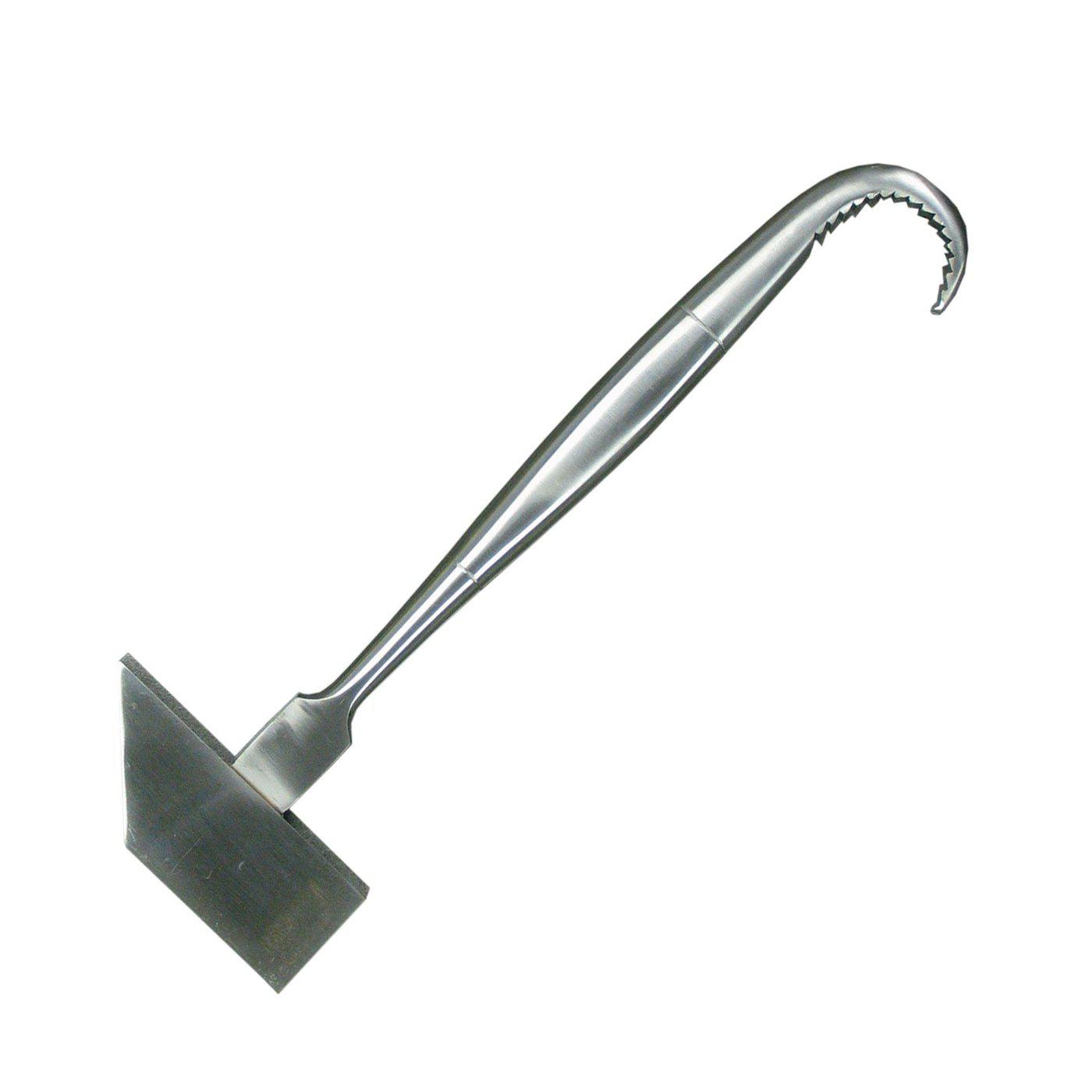 Postmortem Hammer w/ Hook-Dissecting Instruments-Mortech Manufacturing Company Inc. Quality Stainless Steel Autopsy, Morgue, Funeral Home, Necropsy, Veterinary / Anatomy, Dissection Equipment and Accessories