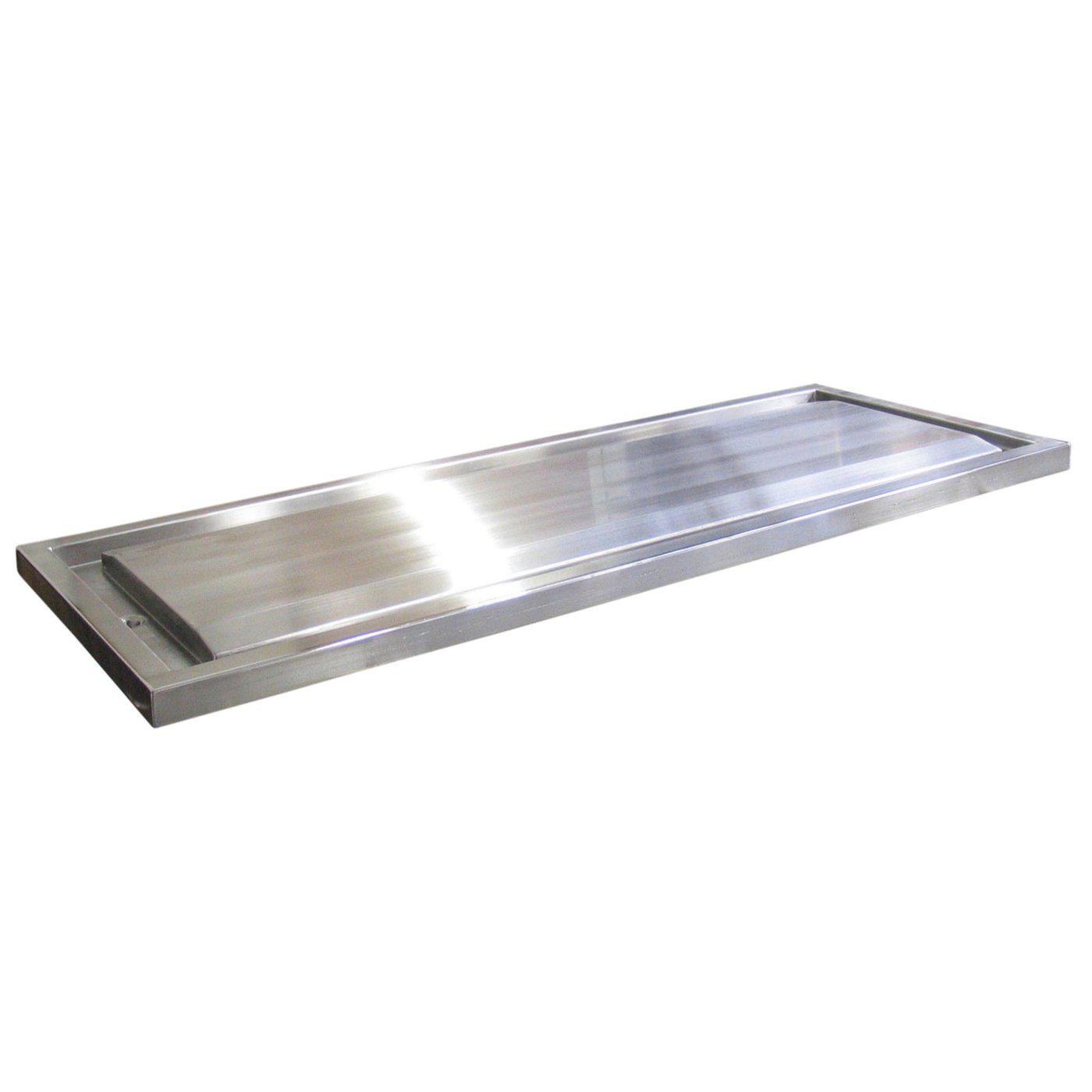 Stainless Steel Autopsy Tray with Trough-Cadaver Trays-Mortech Manufacturing Company Inc. Quality Stainless Steel Autopsy, Morgue, Funeral Home, Necropsy, Veterinary / Anatomy, Dissection Equipment and Accessories