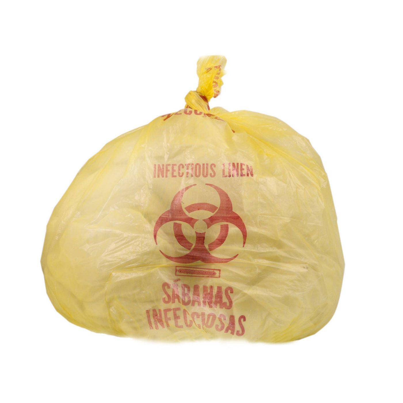 Yellow Infectious Waste Liners-Laboratory Accessory-Mortech Manufacturing Company Inc. Quality Stainless Steel Autopsy, Morgue, Funeral Home, Necropsy, Veterinary / Anatomy, Dissection Equipment and Accessories