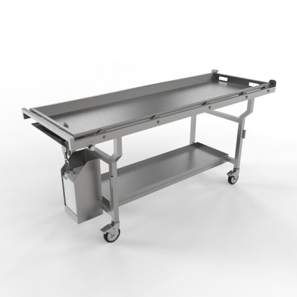 Dissection Cart with Fluid Collection and 27″ Body Tray - HA300
